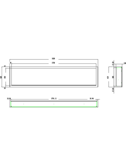 Elektriskais kamins AFLAMO Pride S183 Sienas / Iebūvējamais, 14 image