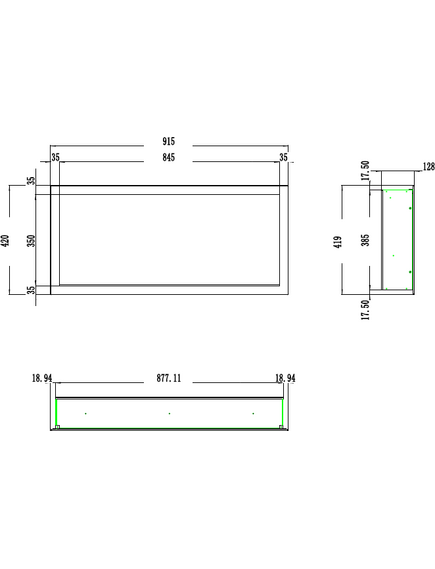 Elektriskais kamins AFLAMO Pride S92 Sienas / Iebūvējamais, 14 image