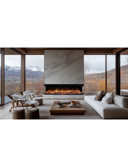 Elektriskais kamins AFLAMO Unique 153 Sienas / Iebūvējamais, 2 image