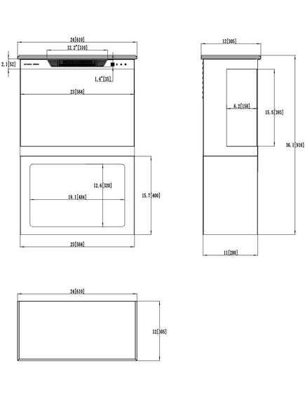 Электрокамин AFLAMO Tower 3D-61 + Stand Отдельно стоящий, изображение 10