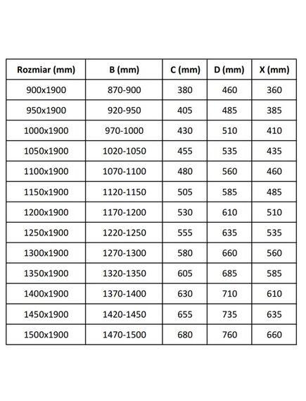 Раздвижная душевая дверь Mexen Apia 125 см, прозрачная, хром - 845-125-000-01-00, изображение 6