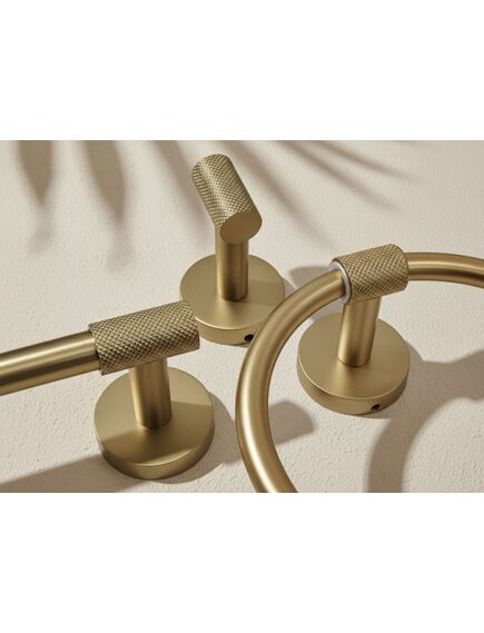 Rea Sanitary Uchwyt na papier toaletowy 5705 Galo Złoty Szczotkowany, 5 image