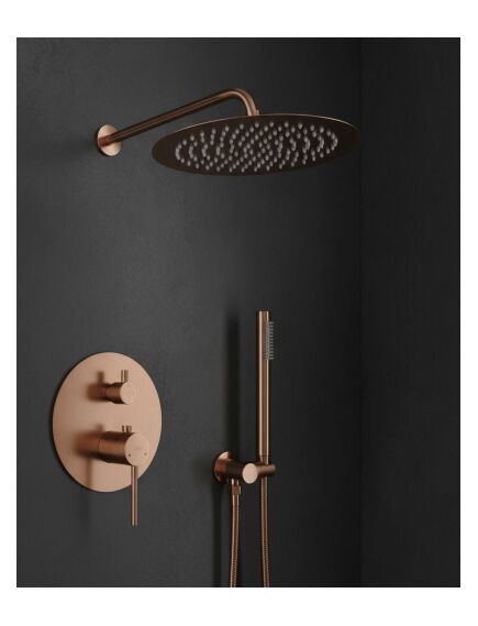 Rea Sanitary Zestaw natryskowy podtynkowy Rea Foss Clif Miedź Szczotkowana + BOX, изображение 2