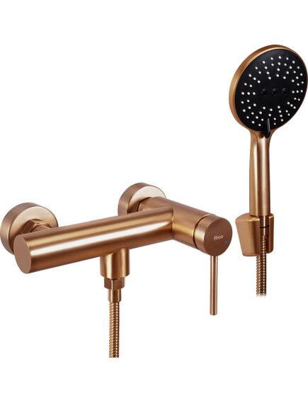 Rea Sanitary Bateria prysznicowa Rea Foss Clif Miedź Szczotkowana