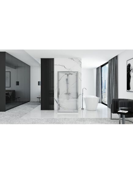 Rea Sanitary Kabina Prysznicowa Przyścienna Rea Rapid Swing Chrom, изображение 5