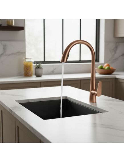 Rea Sanitary Bateria Kuchenna REA Ross Miedź Szczotkowana, 2 image