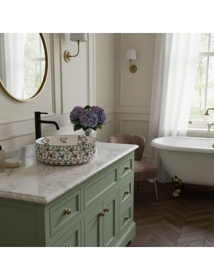 Rea Sanitary Umywalka nablatowa Rea Stefania Fiori, изображение 5