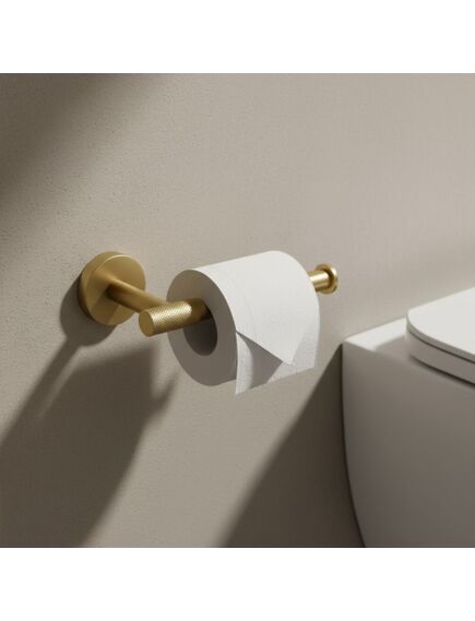 Rea Sanitary Uchwyt na papier toaletowy 5705 Galo Złoty Szczotkowany, 4 image
