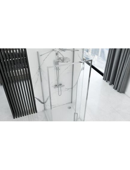 Rea Sanitary Kabina Prysznicowa Przyścienna Rea Rapid Swing Chrom, изображение 3