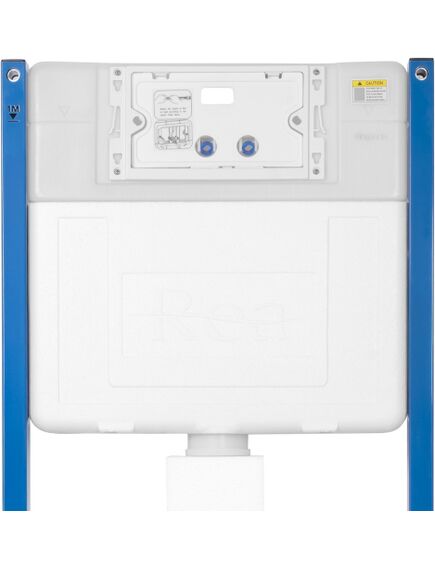 Rea Sanitary Stelaż zestaw podtynkowy K011A-Q do mis WC z przyciskiem HD Chrom, 5 image