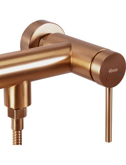 Rea Sanitary Bateria prysznicowa Rea Foss Clif Miedź Szczotkowana, изображение 2
