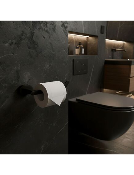 Rea Sanitary Uchwyt na papier toaletowy 109 Til Czarny, 2 image