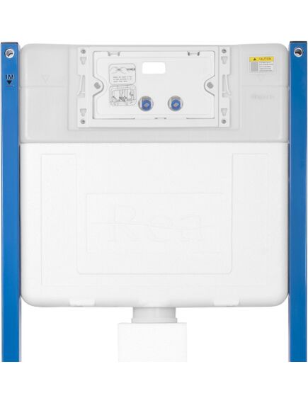 Rea Sanitary Stelaż zestaw podtynkowy K011A-Q do mis WC z przyciskiem HD Złoty, 5 image