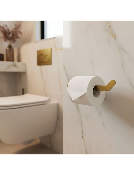 Rea Sanitary Uchwyt na papier toaletowy 109 Til Złoty Szczotkowany, 4 image