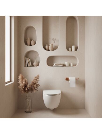 Rea Sanitary Uchwyt na papier toaletowy Tomi 5809 Miedź Szczotkowana, 3 image