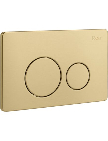 Rea Sanitary Stelaż zestaw podtynkowy K011A-Q do mis WC z przyciskiem I Złoty Szczotkowany, 5 image