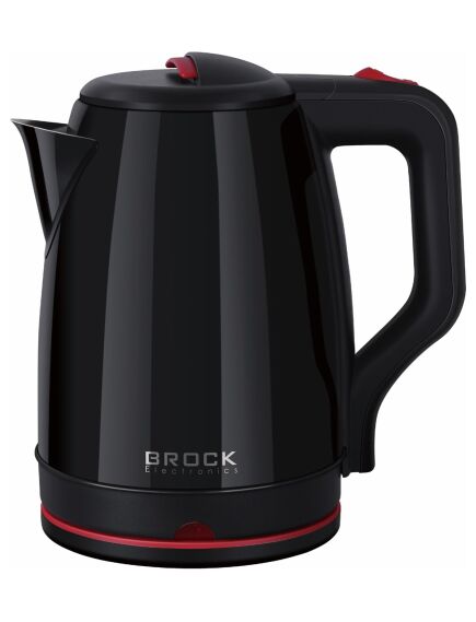 Brock Electronics Tējkanna dubultsienu BROCK WK 5518 BK 2,0L, 1500W