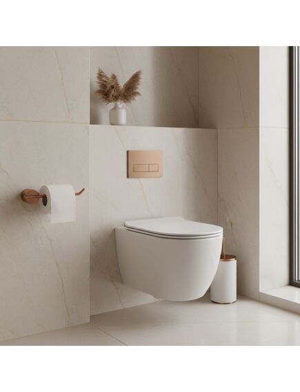 Rea Sanitary Uchwyt na papier toaletowy Tomi 5809 Miedź Szczotkowana, 4 image