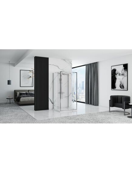 Rea Sanitary Kabina Prysznicowa Przyścienna Rea Rapid Swing Chrom, изображение 4