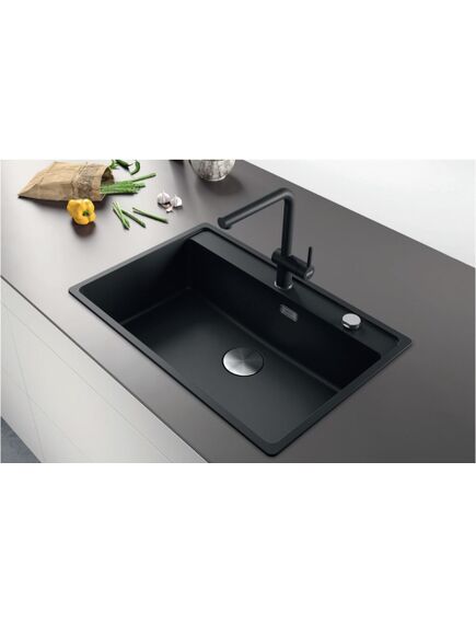Franke MRG 610-72 A fragranīta izlietne, 760x510mm, matēta melna - gab., изображение 3