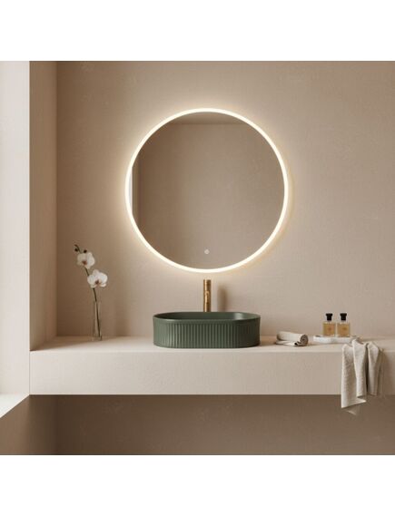 Rea Sanitary Umywalka nablatowa Rea Vanda Olive Matt, 5 image