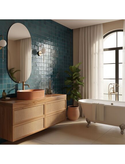 Rea Sanitary Umywalka nablatowa Rea Vanda Cinnamon Matt, 4 image