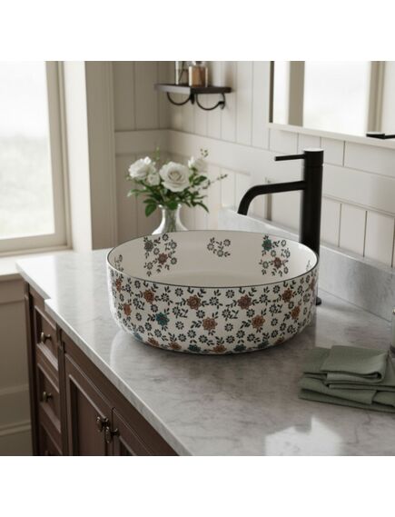 Rea Sanitary Umywalka nablatowa Rea Stefania Fiori, изображение 2