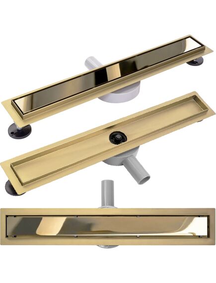 Rea Sanitary Odpływ Liniowy REA PURE NEO PRO Złoty 100