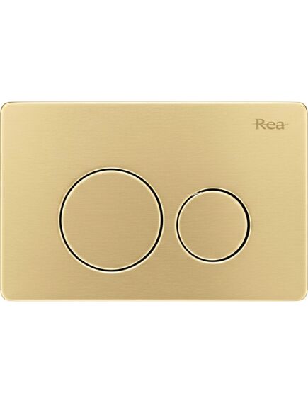 Rea Sanitary Stelaż zestaw podtynkowy K011A-Q do mis WC z przyciskiem I Złoty Szczotkowany, 4 image