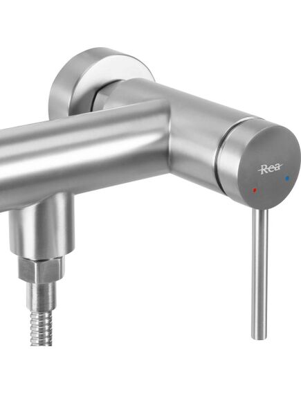 Rea Sanitary Bateria prysznicowa Rea Foss Clif Nikiel Szczotkowany, 2 image