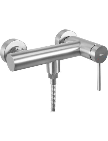 Rea Sanitary Bateria prysznicowa Rea Foss Clif Nikiel Szczotkowany, 3 image