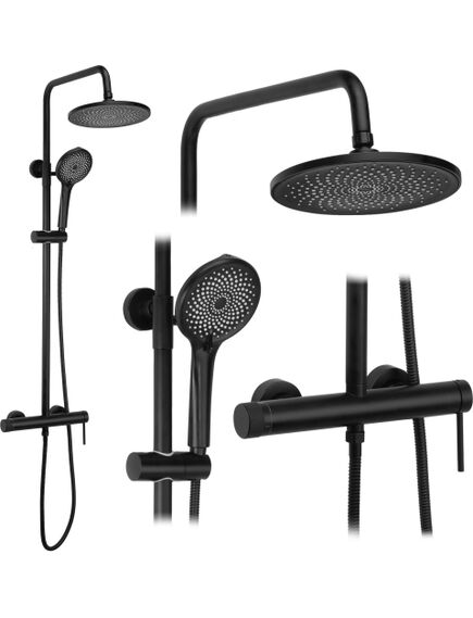 Rea Sanitary Zestaw natryskowy Rea Foss Clif Czarny