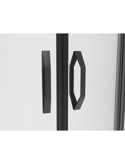 Vento Душевая кабина Tivoli 900*900*1900 прозрачные стёкла Easy Clean, черный профиль, изображение 3