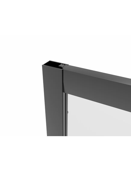 Vento Душевая кабина Tivoli 900*900*1900 прозрачные стёкла Easy Clean, черный профиль, изображение 5