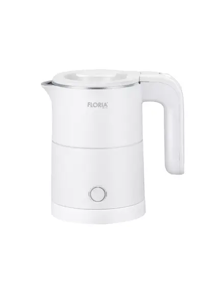 FLORIA ceļojumu tējkanna Floria WHITE ZLN173 0.5L, 1000W