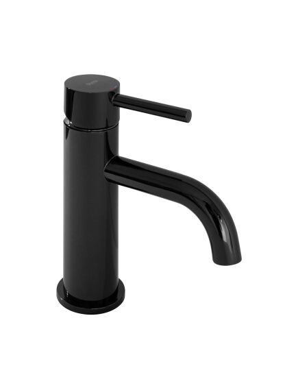 Rea Sanitary Bateria umywalkowa Rea Lungo czarna metaliczna Niska