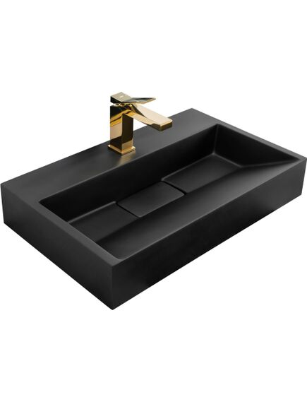 Rea Sanitary UMYWALKA KONGLOMERATOWA NABLATOWA GOYA BLACK MAT 60CM