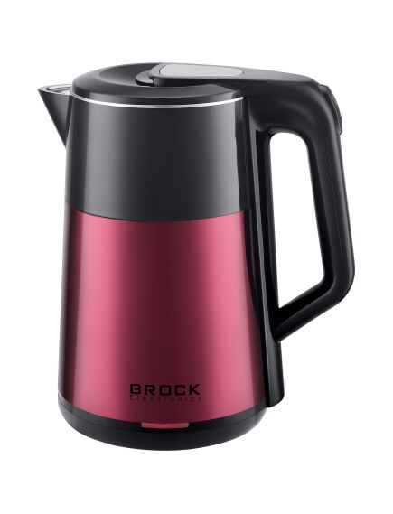 Brock Electronics Чайник двухстенный BROCK WK 5520 RD 1.8л, 1500Вт