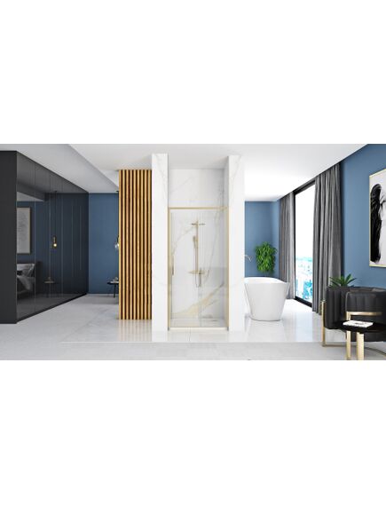 Rea Sanitary Drzwi Prysznicowe Przesuwne REA Rapid Slide 160 Złote Szczotkowane, изображение 3