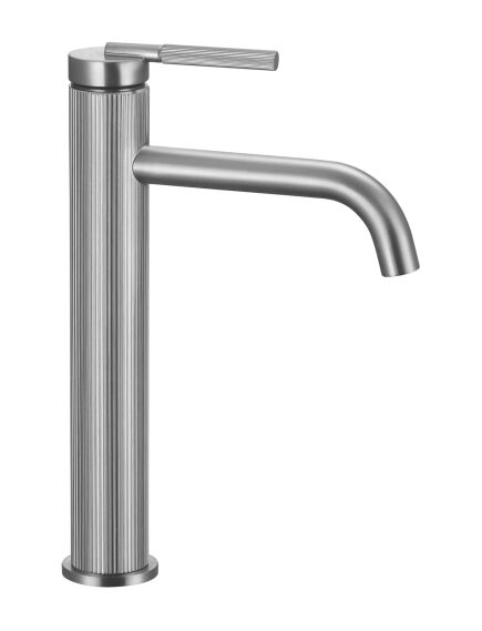 Rea Sanitary Bateria Umywalkowa REA Argon Nikiel Szczotkowany Wysoka