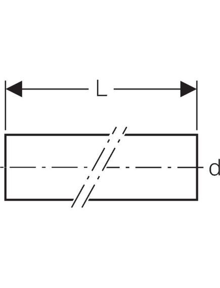 Geberit HDPE PN4 caurule D315 L=5m - m, 2 image