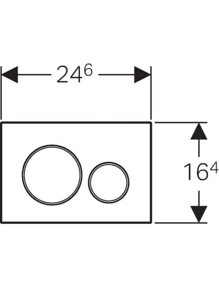 Geberit Sigma20 spiedpoga - gab., 3 image