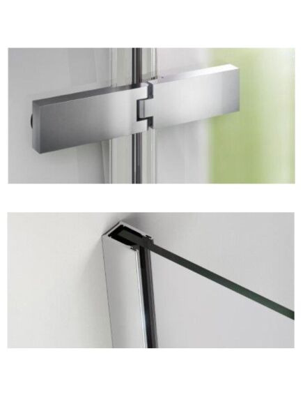 Aqualux  Dušo kabina AQUALUX Hinged DW 90x80, kairinė, 3 image