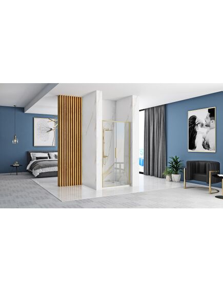 Rea Sanitary Drzwi Prysznicowe Przesuwne REA Rapid Slide 160 Złote Szczotkowane, изображение 2