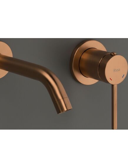 Rea Sanitary Bateria Umywalkowa Podtynkowa Rea Clif Miedź Szczotkowana, 2 image