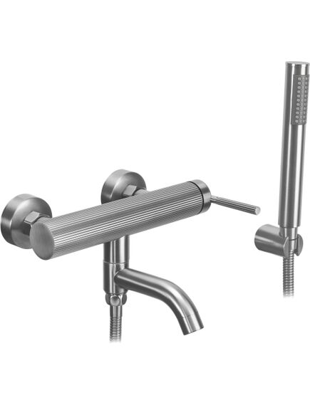 Rea Sanitary Bateria wannowa REA Argon Nikiel Szczotkowany