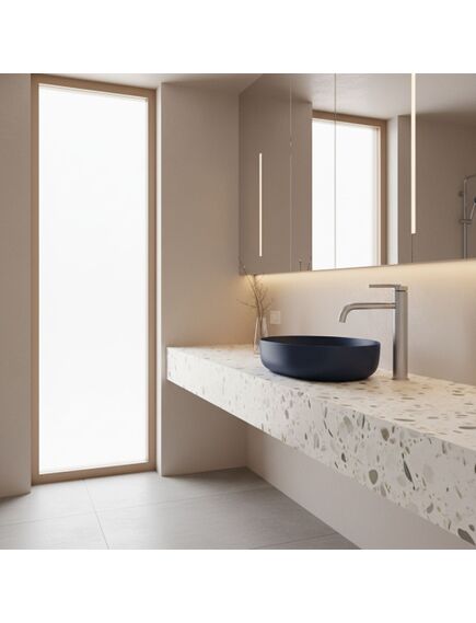 Rea Sanitary Bateria Umywalkowa REA Argon Nikiel Szczotkowany Wysoka, 2 image