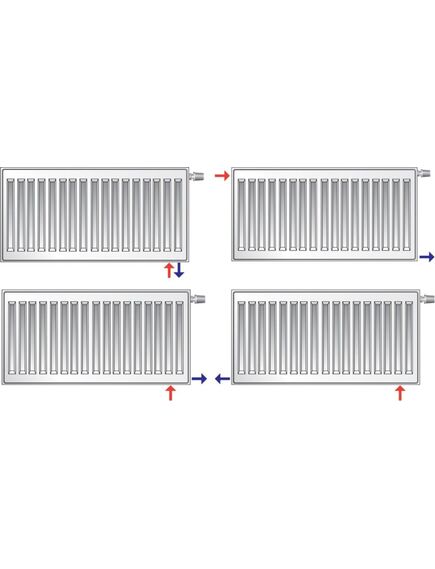 Purmo Tērauda paneļu radiators Purmo Ventil Compact Tips 33 H500/L2600 - gab., 5 image