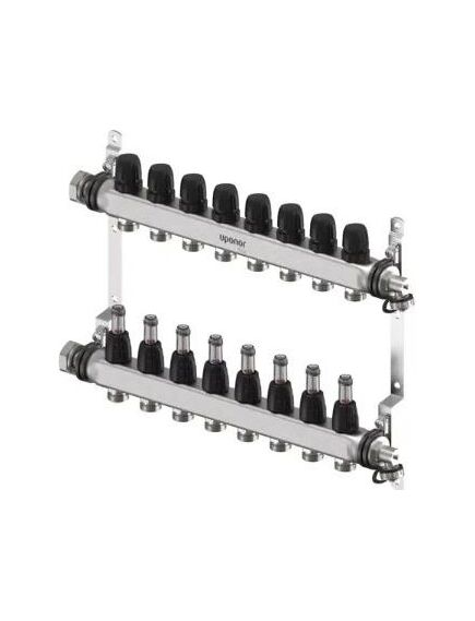 Uponor Silto grīdu kolektors Vario S 14-kontūrām L=814 mm