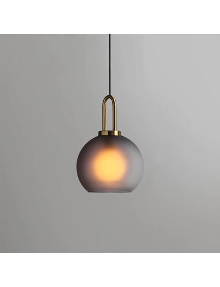 Toolight Lampa Sufitowa Wisząca Szklana Kula 20cm APP626-1CP, 2 image